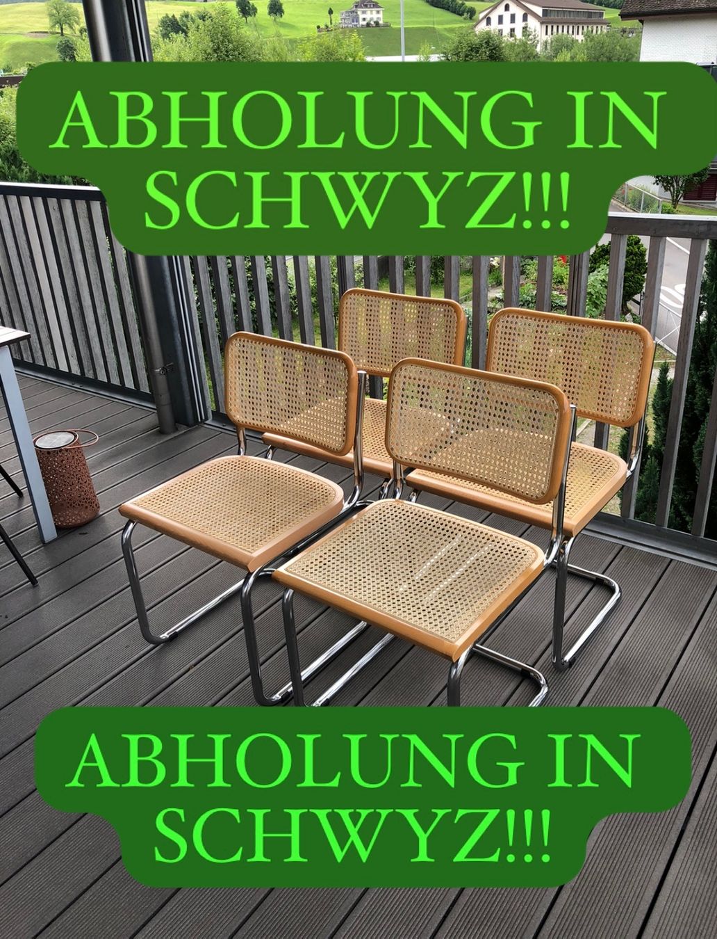 Chaises: Freischwinger Geflecht 4x – D'occasion à Fribourg par ann_l9b7 1