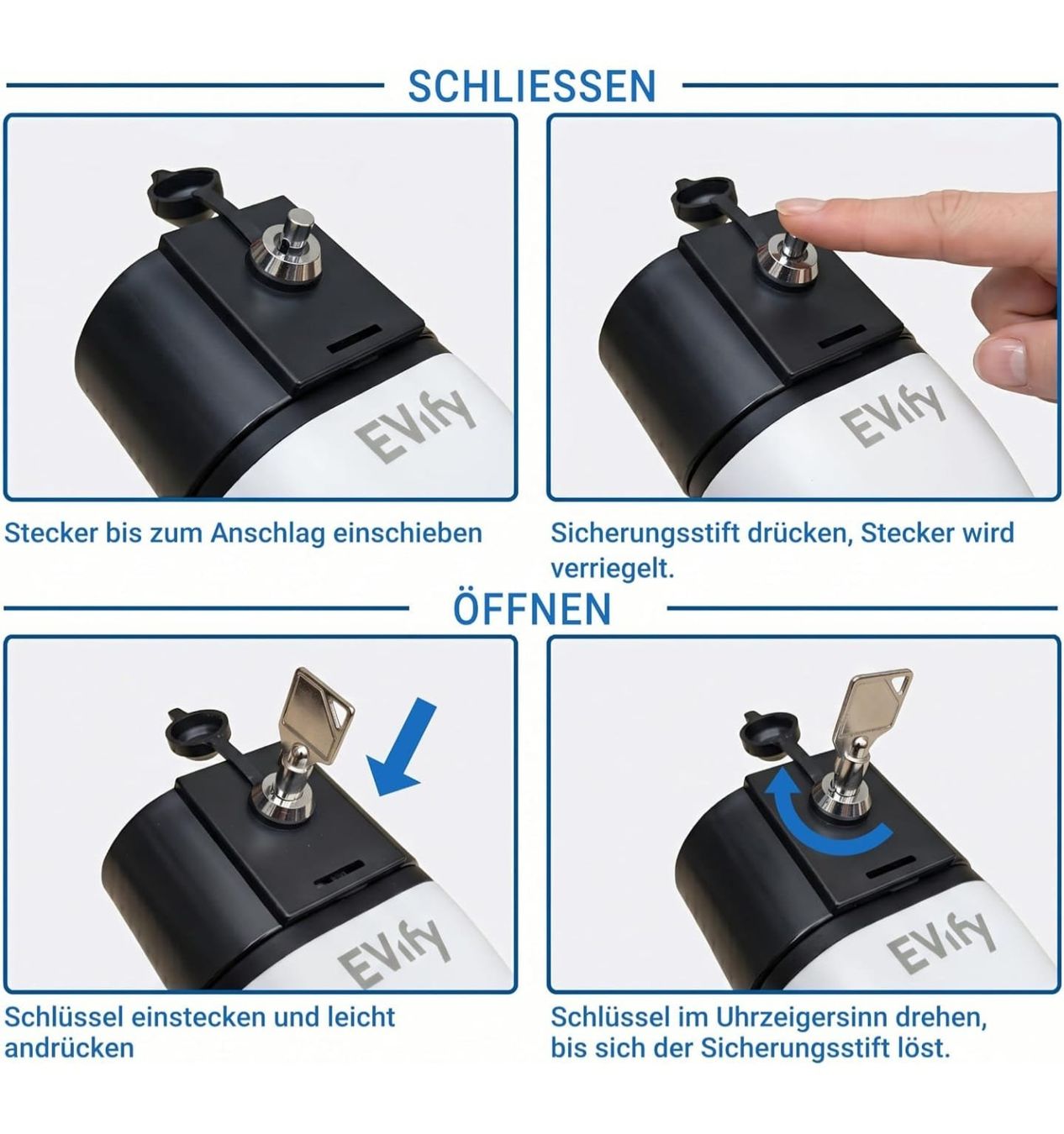 Cadenas: Typ 2 Diebstahlschutz für E-Auto – Neuf avec emballage d'origine à St. Gallen par dom_gv6q 3