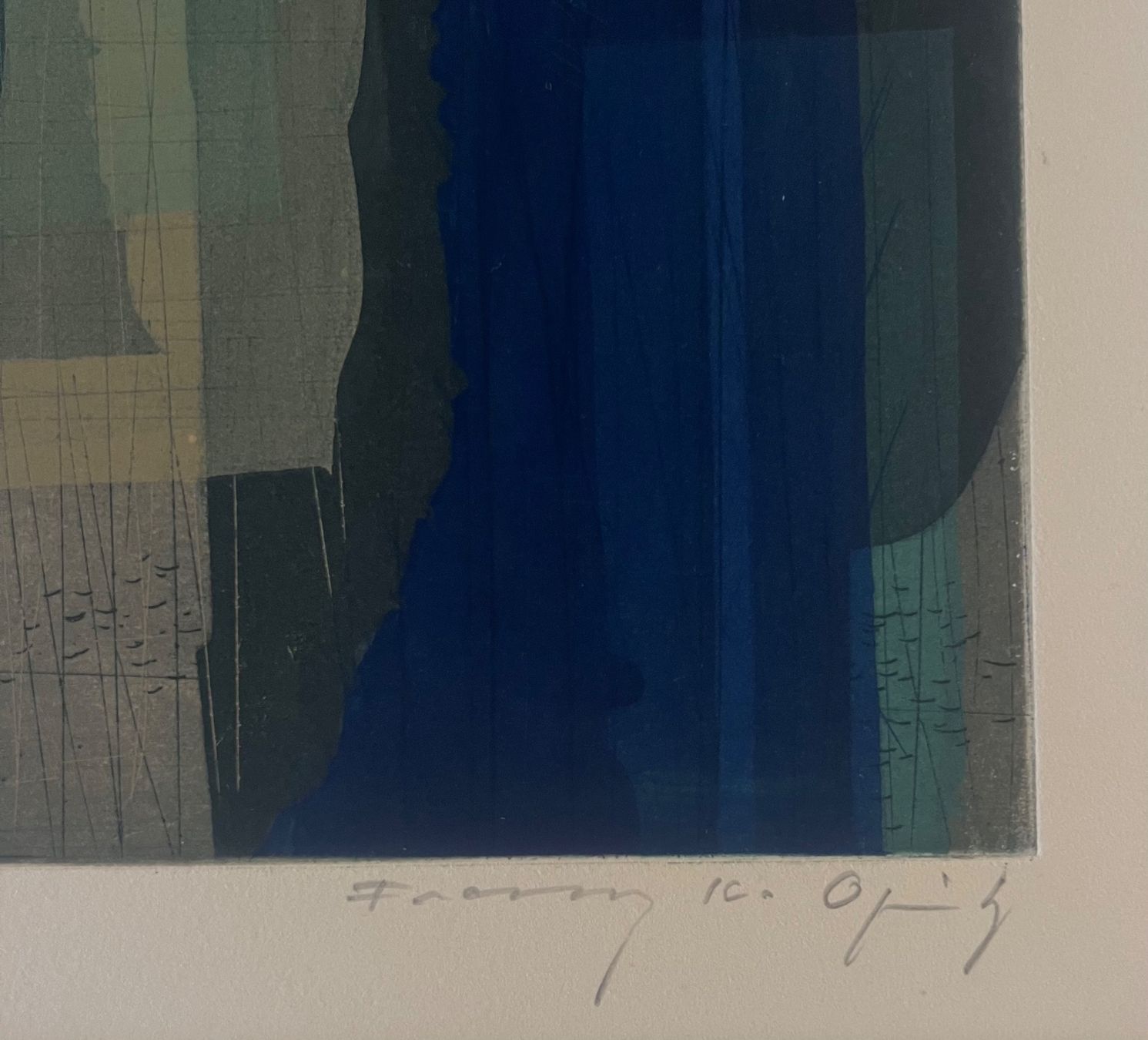 Grafica & Litografie: Franz K. Opitz, handsigniert, nummeriert – Usato da Rain venduto da Pic-Ass 3