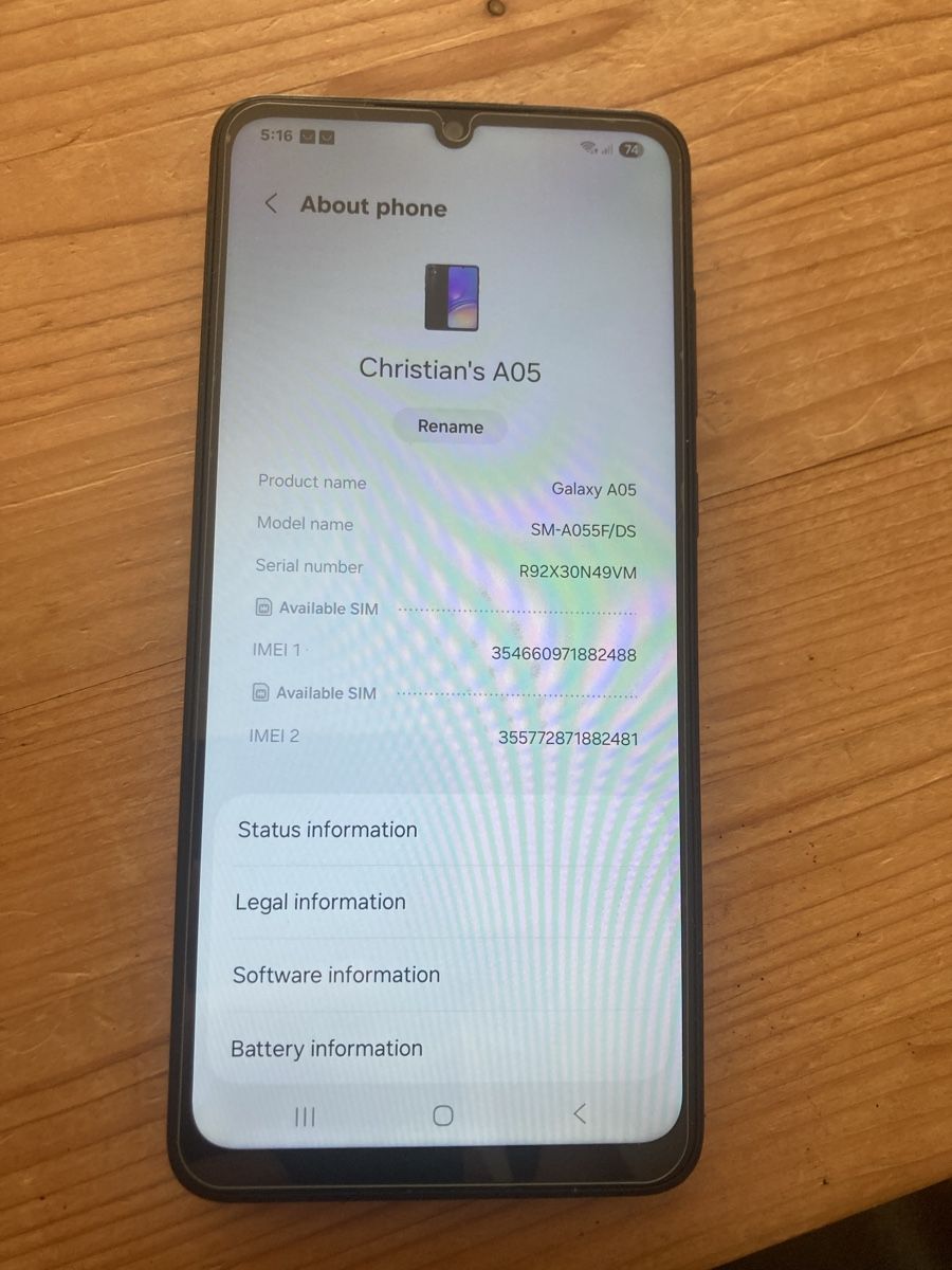 Samsung Telefoni cellulari / Smartphones: Samsung Galaxy A05 – Usato da Dornach venduto da ahavanoa3 2