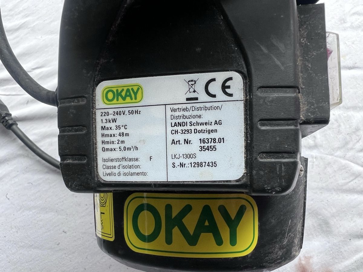 Pompe & Parti di ricambio: Gartenpumpe OKAY (92) – Usato da Glattfelden venduto da maa_qcj8 4