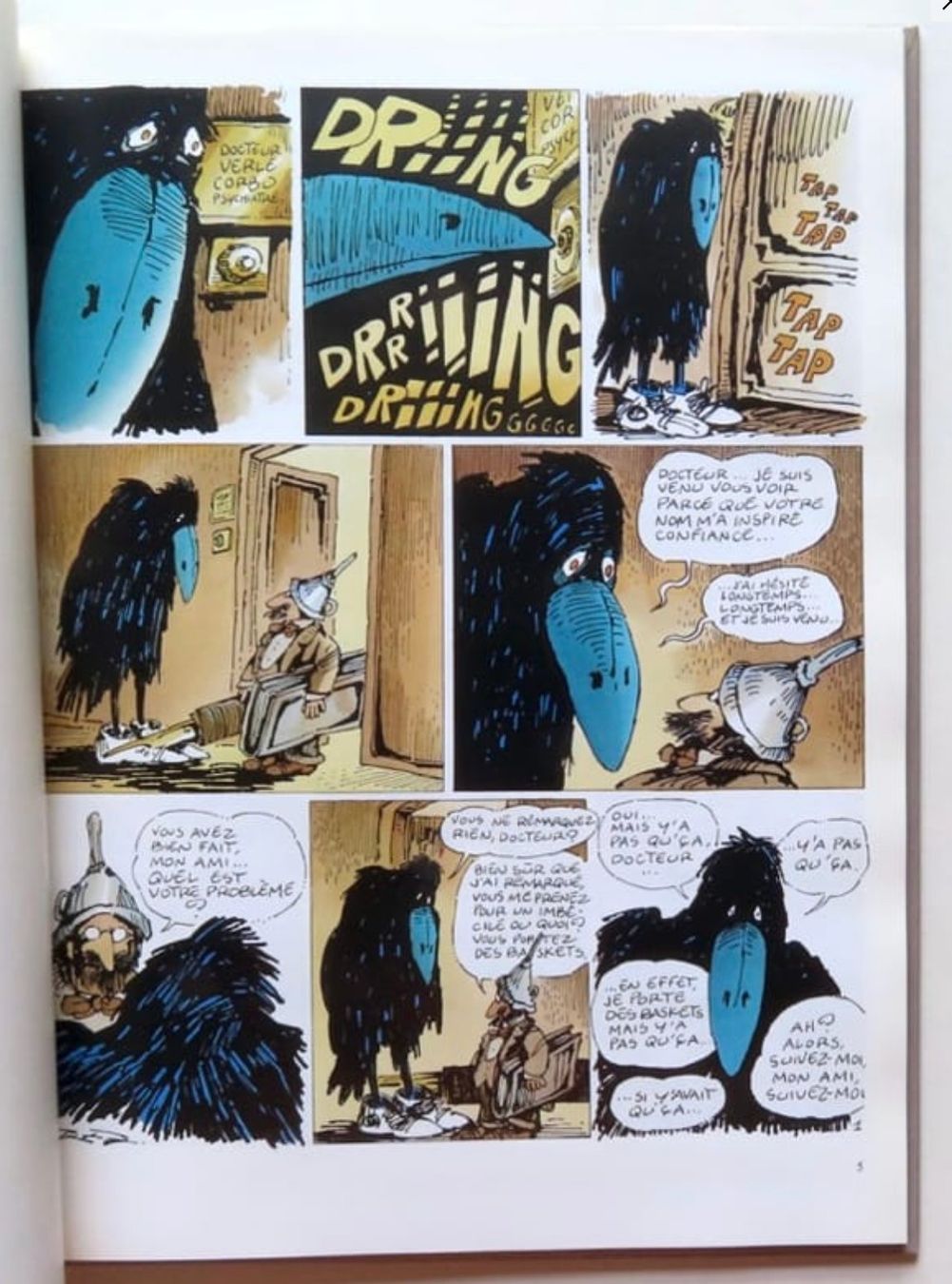Fumetti: Fred - Le corbac aux baskets, avec dessin orginal signé – Usato da Le Locle venduto da LibrairieLaBergerie 2
