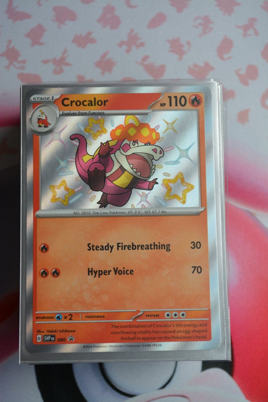 Pokémon Carte collezionabili: Crocalor Shiny – Usato da Altstätten SG venduto da GGsGameshop