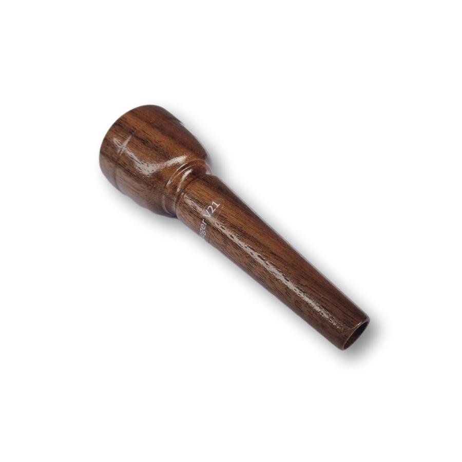 Strumenti musicali: Alphorn Mundstück Rieger  Walnuss V21 – Nuovo e nell'imballaggio originale da Weiz venduto da Alphorn-Rieger 3