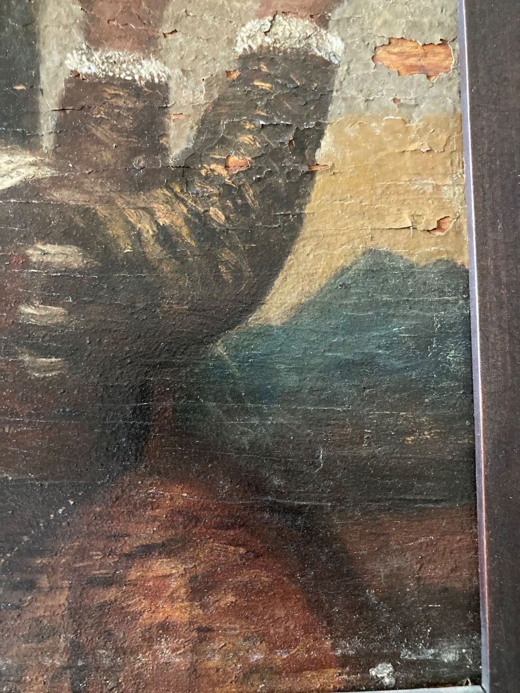 Dipinti: Antikes Ölgemälde, Dame mit Früchtekorb, gerahmt – Usato da Luzern venduto da Aura13 9