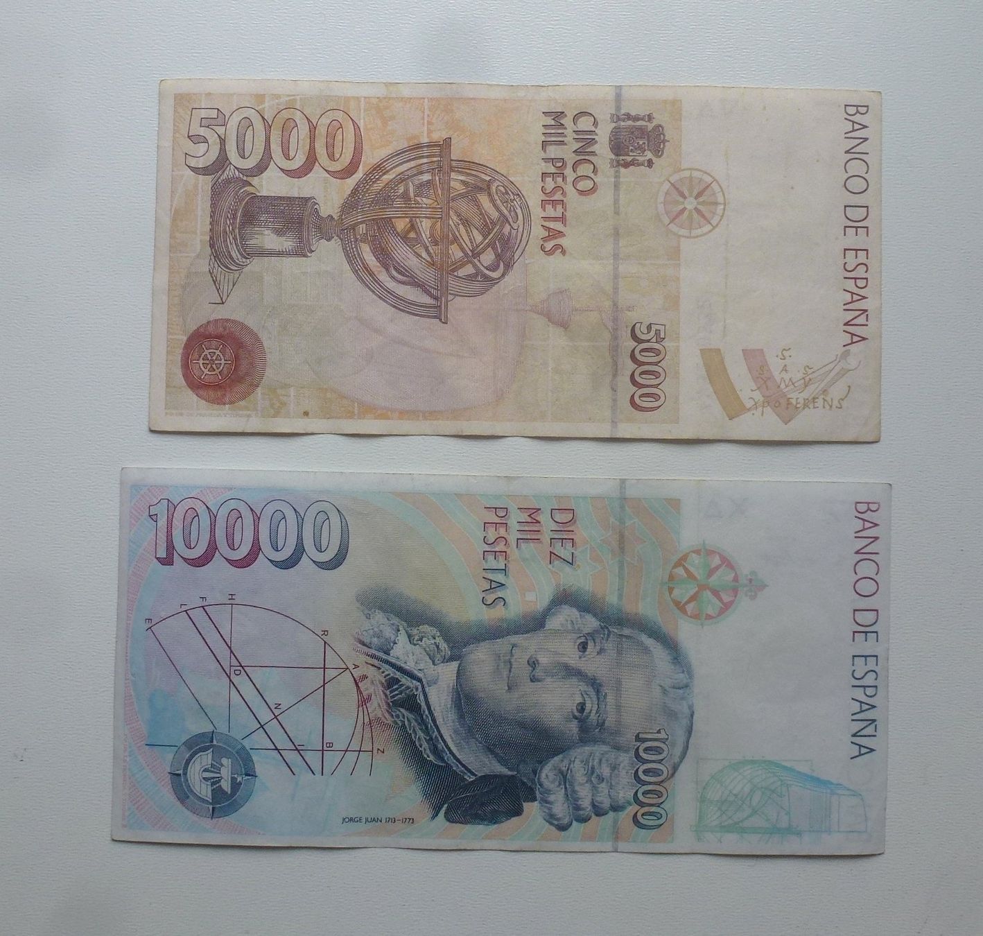Banknoten: Lot ++ 4 Banknoten aus Spanien – Gebraucht aus Walkringen von Casablanca777 5