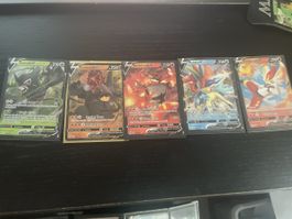 5 Pokemon Karten V Zarude Coalossal Incineroar Keldeo