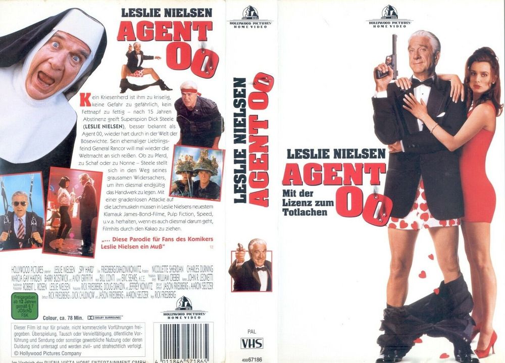Leslie Nielsen Agent 00 Hollywood Pictures VHS 40027186 (Gebraucht) in ...
