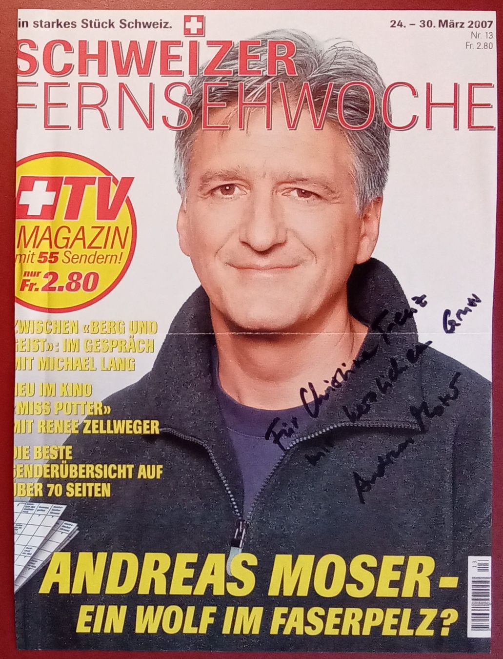 Autogramme: Andreas Moser Autogramm signiert Bild 20x30cm – Gebraucht aus Bischofszell von Gottselig