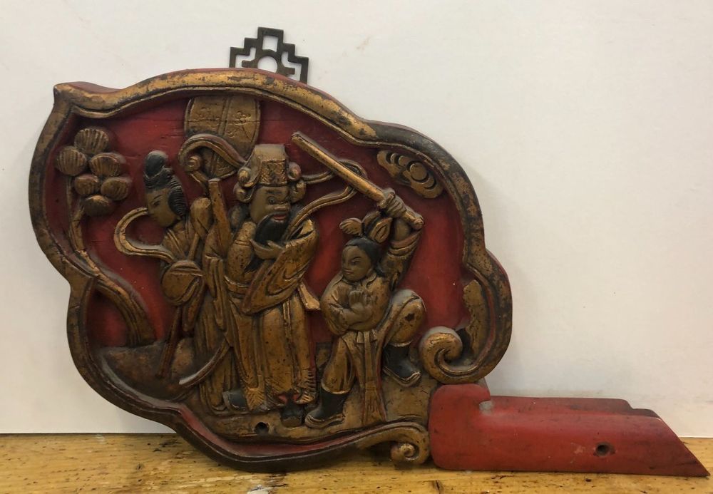 Xilografie: Antiker Chinesische Schnitzerei – Usato da Cham venduto da krikk0200
