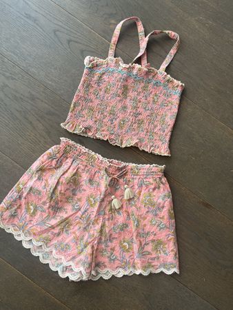 Ensemble top et short Louis Misha 10 ans