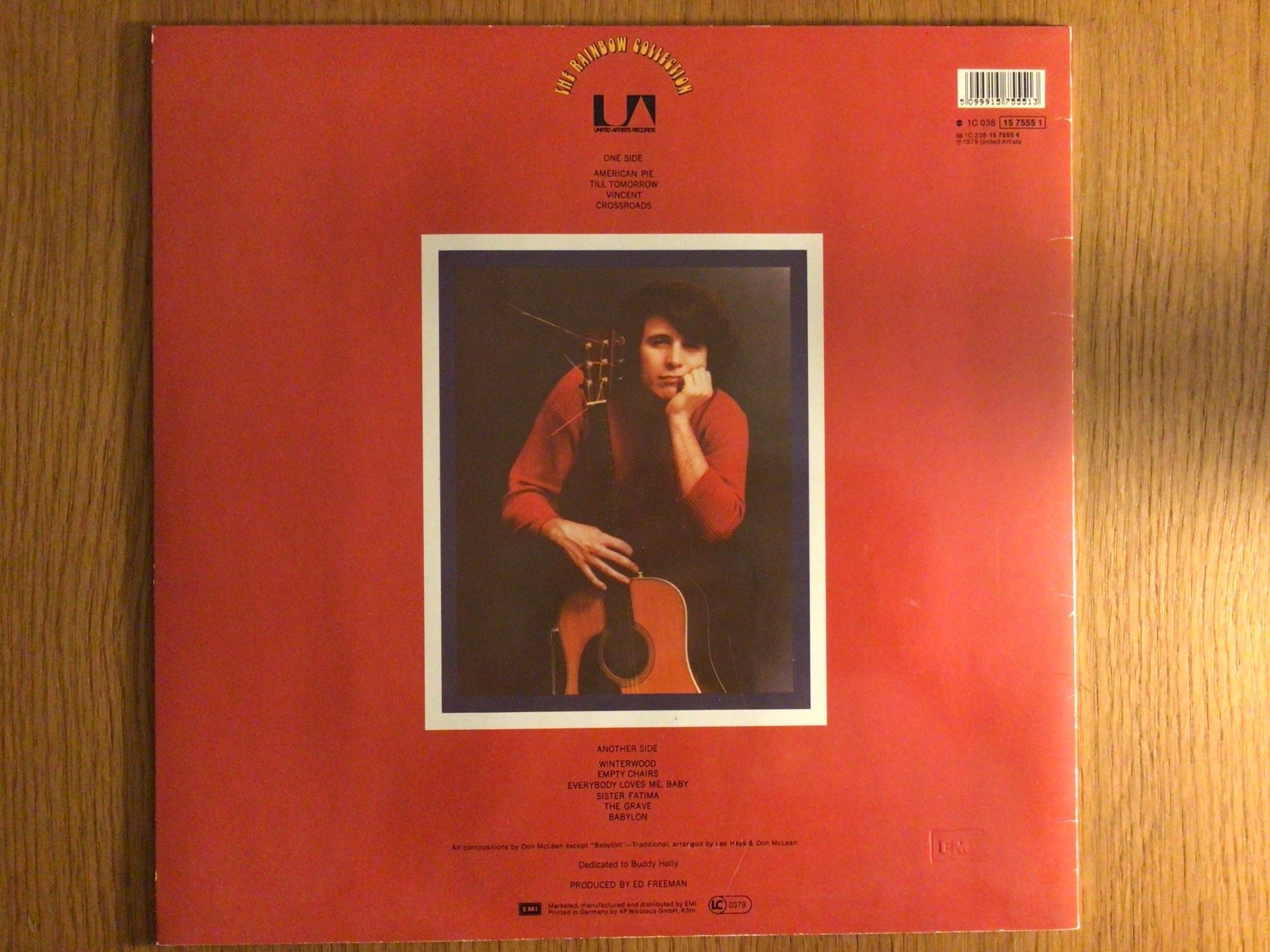 Schallplatten: DON Mc LEAN, American Pie, LP,1984 – Gebraucht aus Steinach von  1