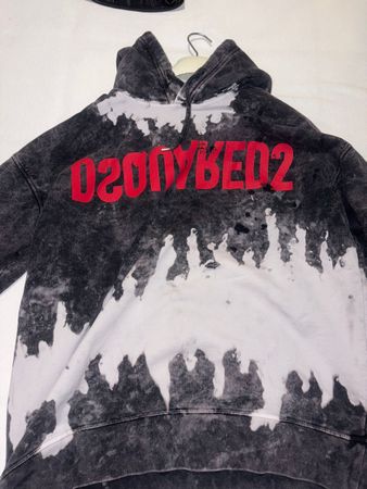 Dsquared2 - Sweat à capuche destroy OVERSIZE