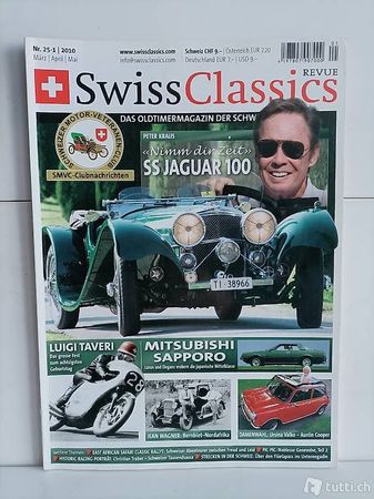 SwissClassics Revue 25-1/2010 - SS Jaguar 100 Mitsubishi