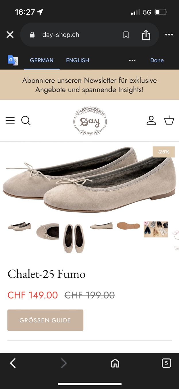 Scarpe da donna: Day ballerinas (37) never worn NP200 – Nuovo (secondo la descrizione) da Rüschlikon venduto da Tey_sl 7
