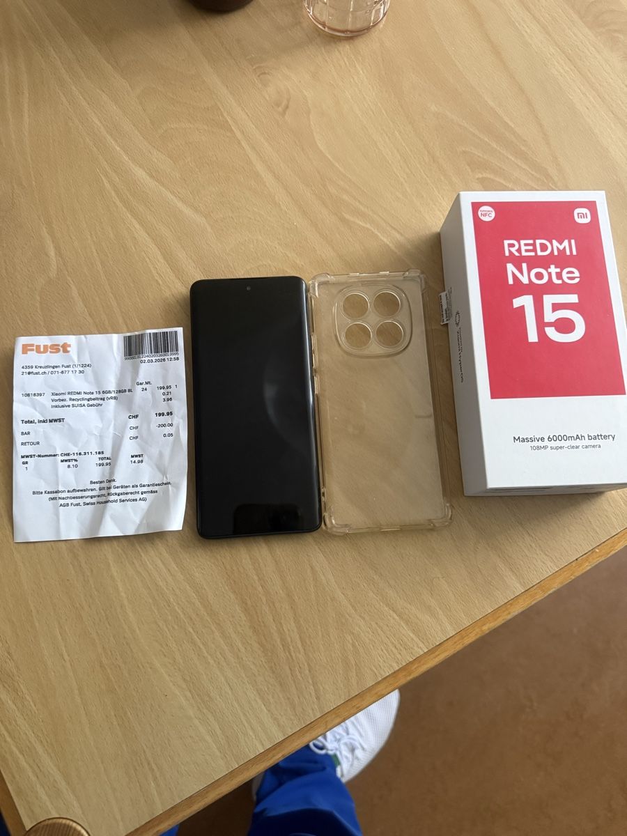 Xiaomi Portables: Handy redmi Note 15  – D'occasion à Münsterlingen par abd_6v2z 3