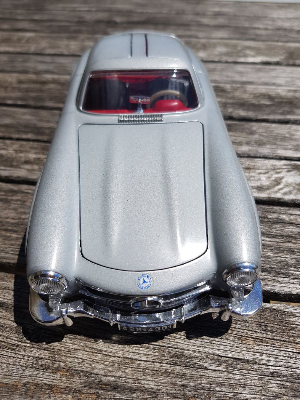 Mercedes-Benz Modellini d'auto: Mercedes 300 SL 1954 Modellauto grau – Usato da Jona venduto da dampfnuggi 1