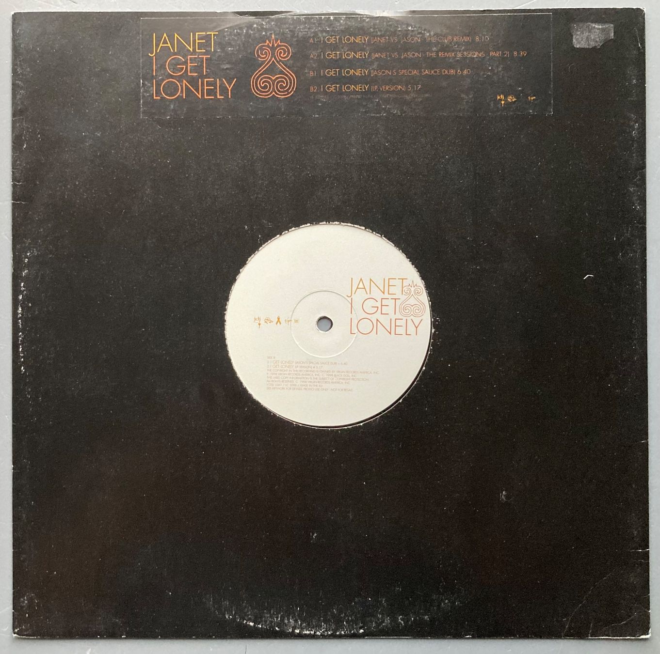 Dischi in vinile: JANET JACKSON - I GET LONELY – Usato da Poliez-Pittet venduto da Newtown-Records