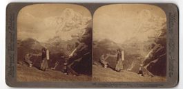 Stereo-Fotografie Lauterbrunnen, Eiger, 