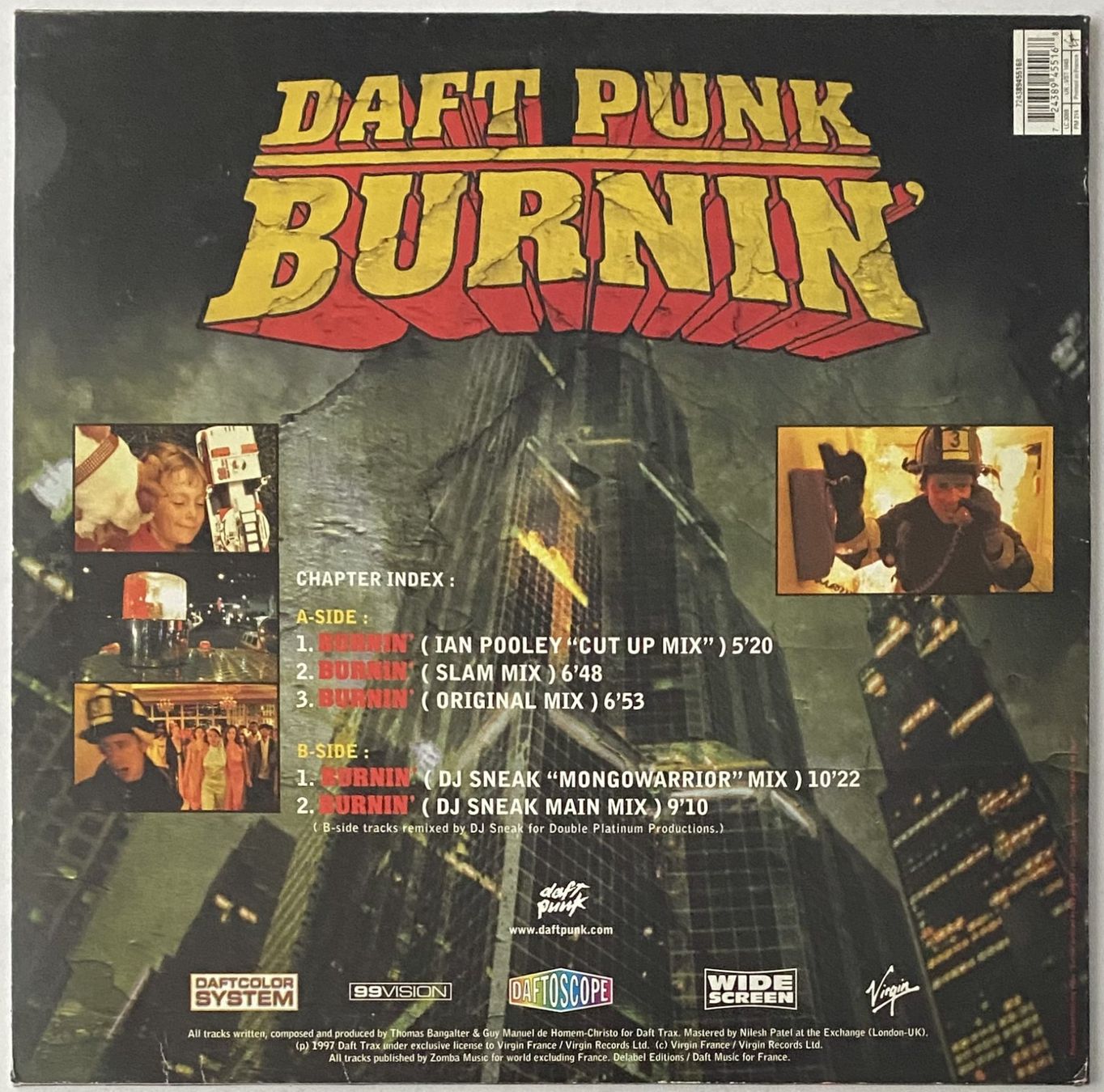 Vinyles: Daft Punk, Burnin' (House, Tech House, Techno) – D'occasion à Flums par Empe1 1