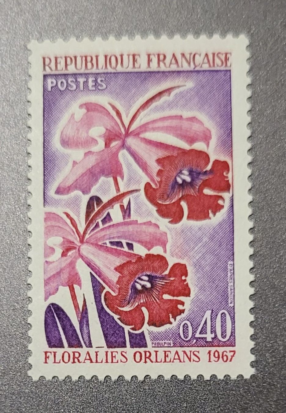 Tous les timbres: Frankreich 1967 blumen postfrisch ** – Neuf (Voir description) à St Gallen par Stampsalshobby