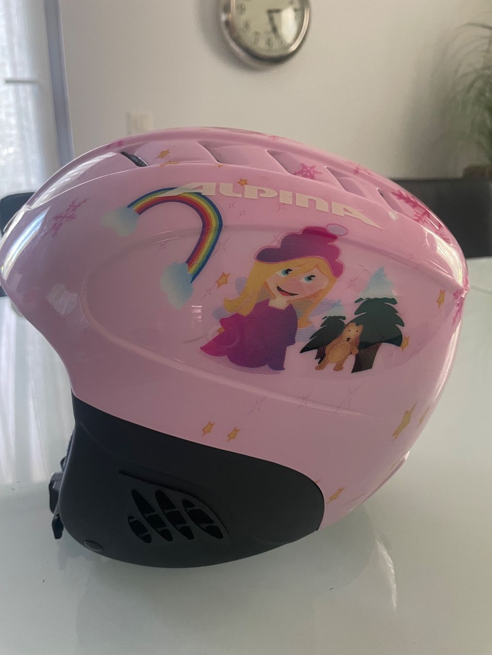 Alpina Caschi: Kinder. Mädchen  Skihelm rosa, 48-52 – Usato da Pfeffingen venduto da Purzzeli