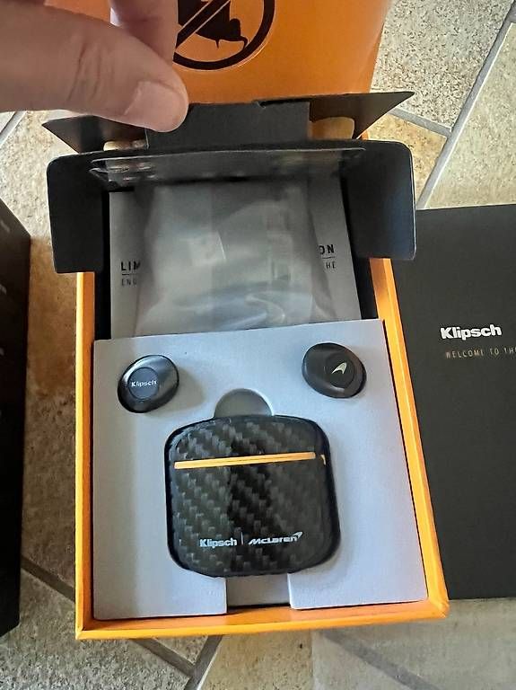 Klipsch Cuffie: Klipsch T5 II True Wireless ANC McLaren Edition neu – Nuovo e nell'imballaggio originale da Bäch SZ venduto da chrk 2