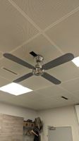 Deckenventilator silber