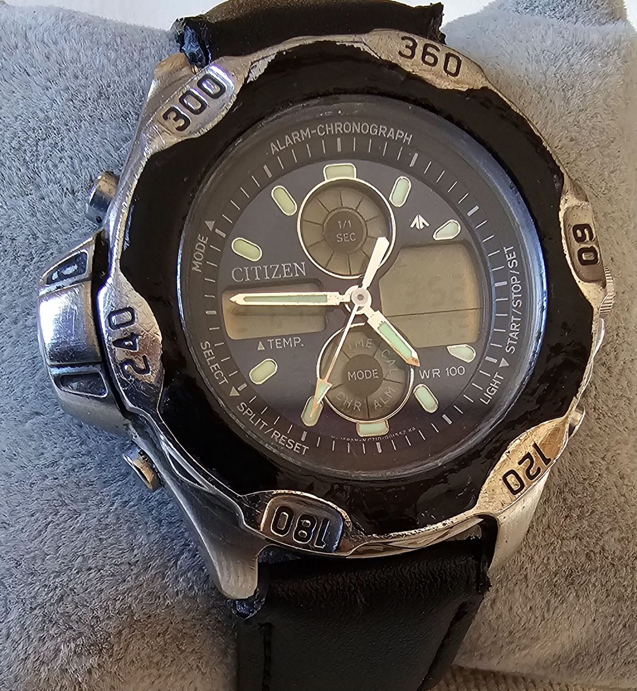 Citizen Orologi: CITIZEN Chronograph Herrenuhr 47.4mm – Usato da Speicher venduto da Lemore