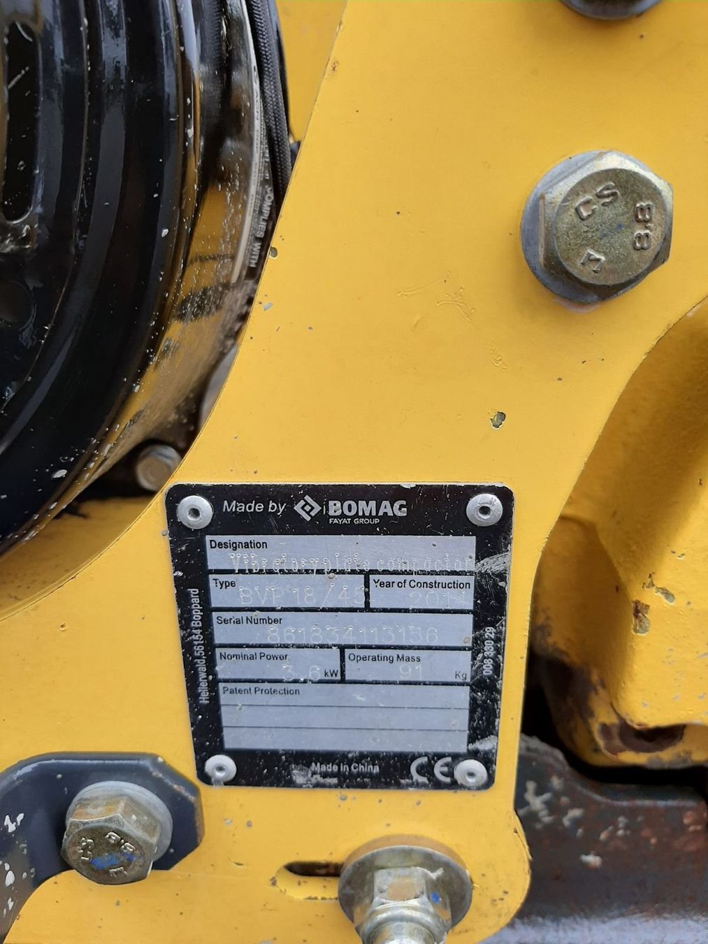 Bomag Tutte le macchine: Vibroplatte Rüttelplatte Bomag Honda – Usato da Rain venduto da Kleinmoto 5