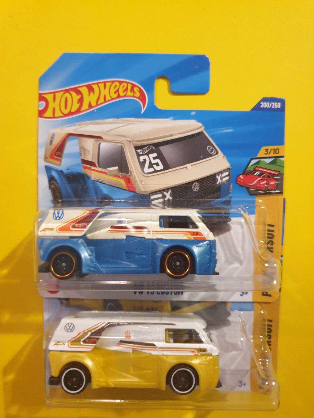 Hot Wheels Modellini d'auto: 2 x Hot Wheels VW T3 CUSTOM – Nuovo e nell'imballaggio originale da Oftringen venduto da Rotor 2