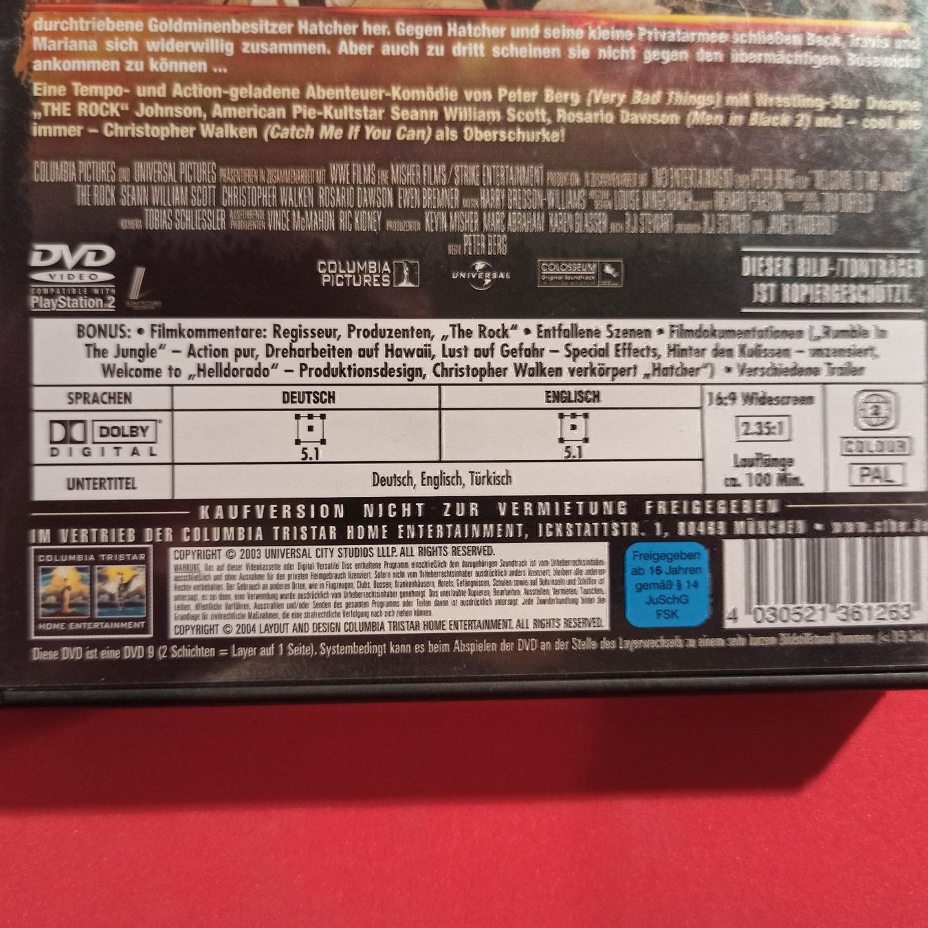 Tutti i DVDs: Welcome to the Jungle (EXTENDED VERSION) – Usato da Dübendorf venduto da kb86_MOVIE 2