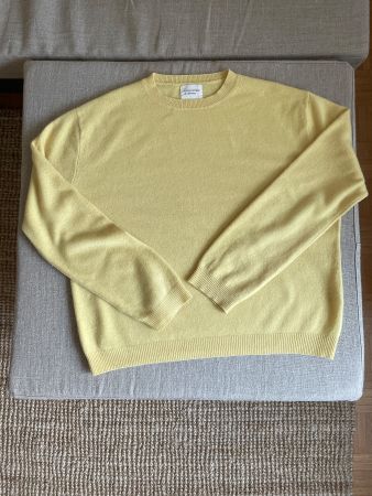 Kaschmir Pullover gelb People's Republic of Cashmere Gr. S