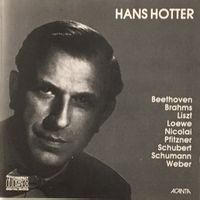 Hans Hotter singt Lieder von Brahms, Liszt, Loewe etc.