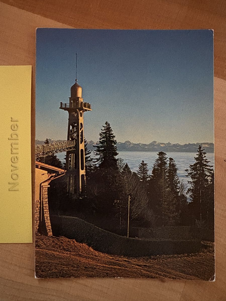 Cartoline postali: AK von Chaumont / Bslcon de Neuchâtel – Usato da Rümlang venduto da Kartenpost1
