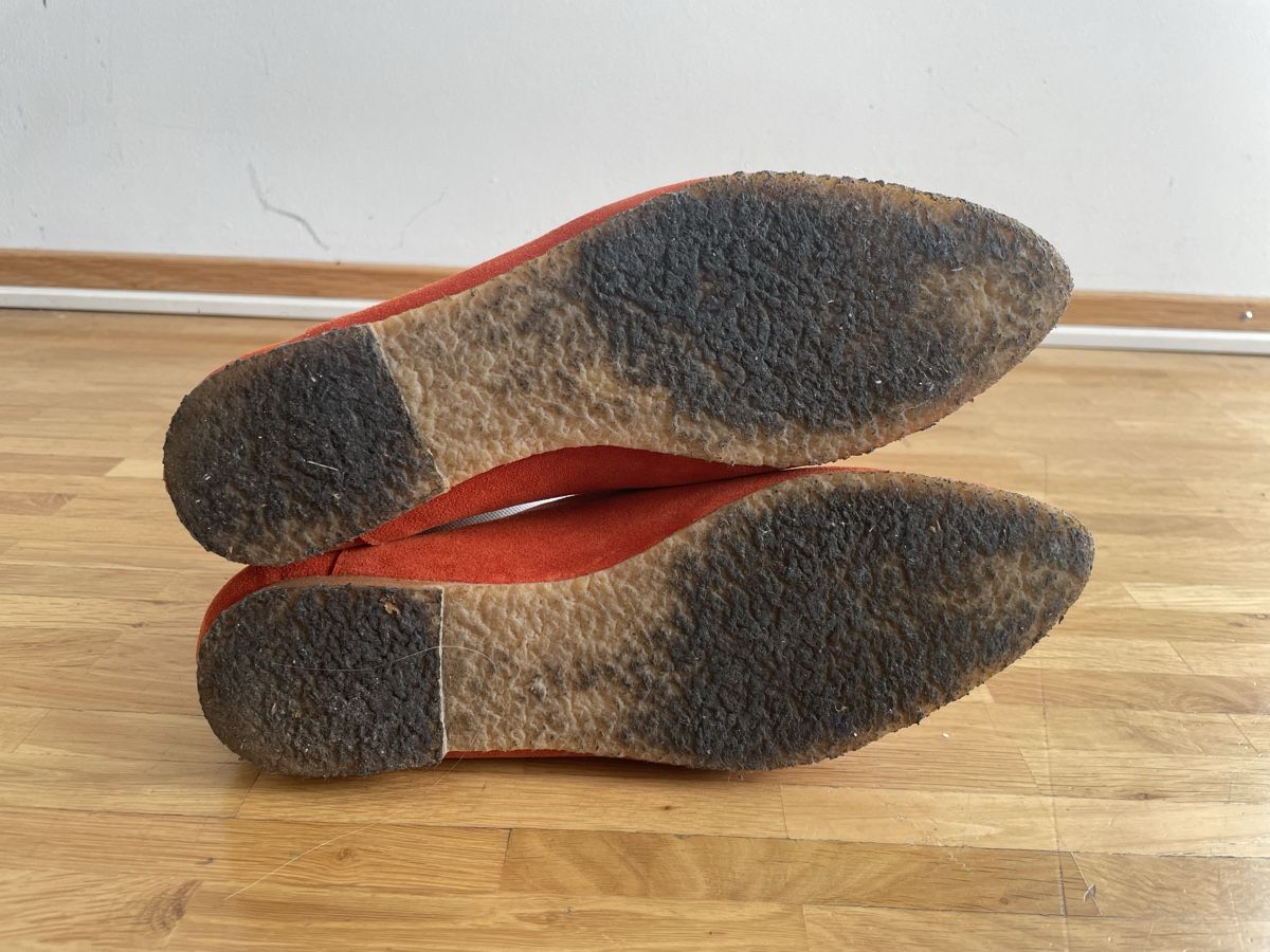 Scarpe da donna: Angulus: orange Wildlederbabouche - Gr.39 – Usato da Zürich venduto da Maxim0357 5