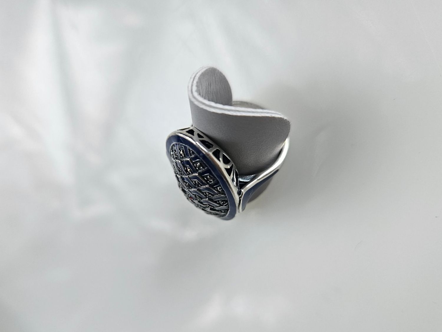 Anelli: Ring aus Silber emailliert Grösse 56 – Nuovo (secondo la descrizione) da Winterthur venduto da ste_tcx5 4