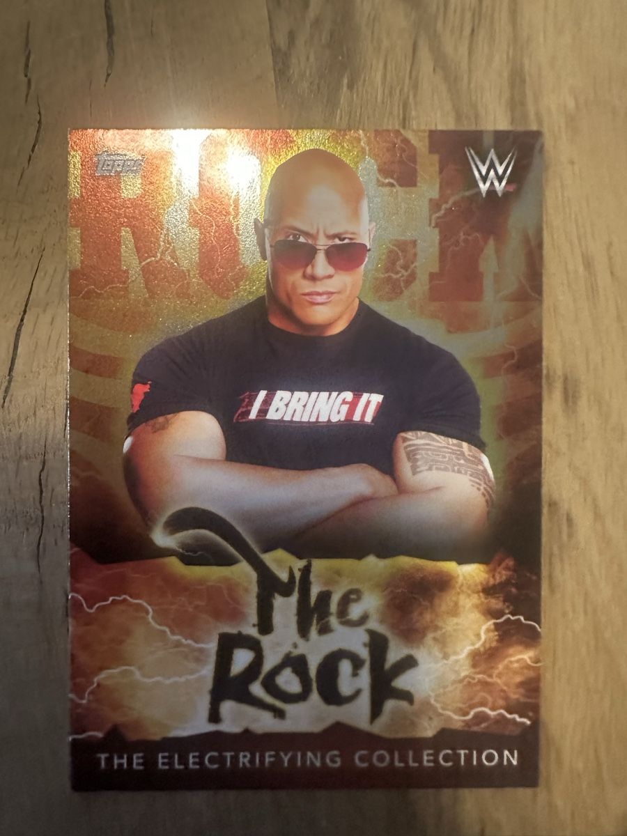 Topps Carte collezionabili: WWE "The Rock" Topps Sammelkarte – Nuovo (secondo la descrizione) da Luzern venduto da LuzernTCGLab