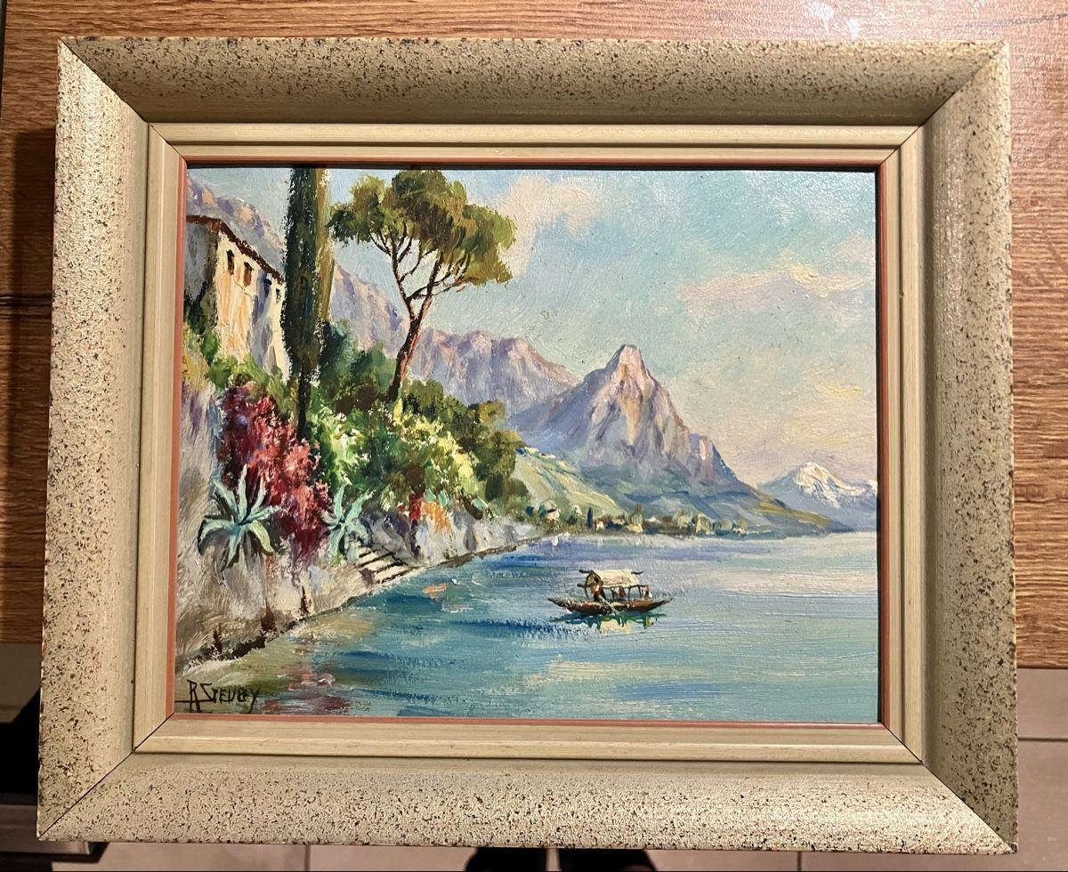 Tableaux: Tableau, huile, gemälde de R Steuby – D'occasion à Puidoux par lemacos 1