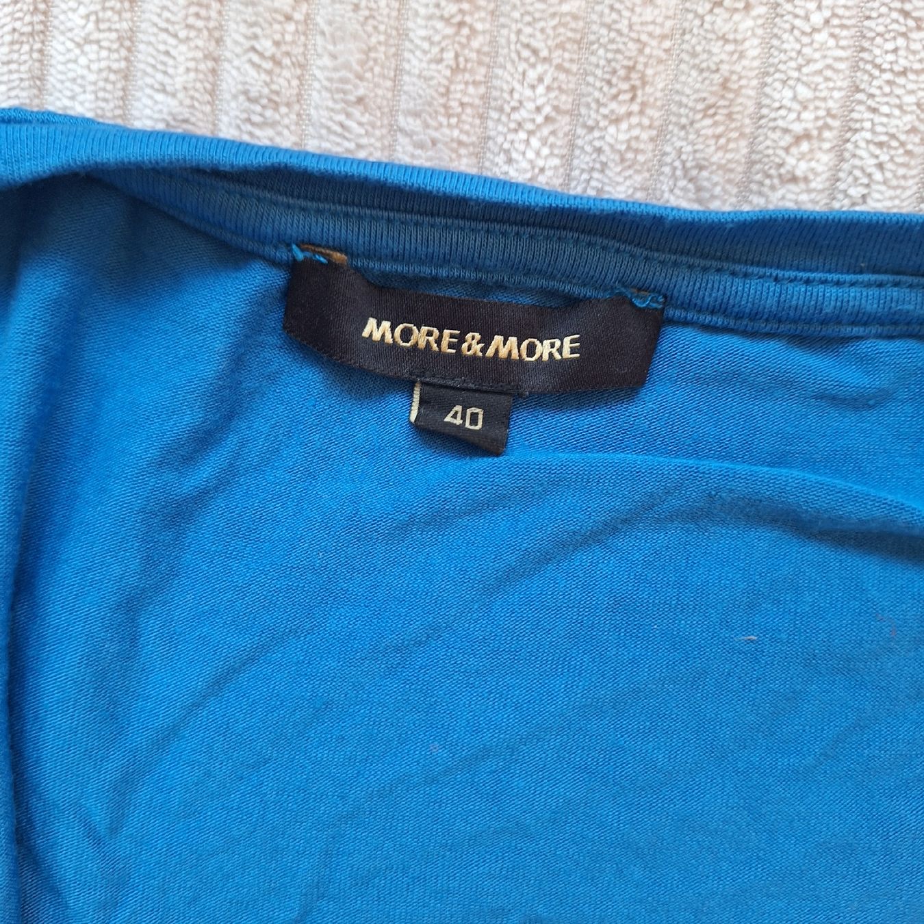 More & More T-shirt: Shirt Blau – Usato da Aeugstertal venduto da firefly33 2