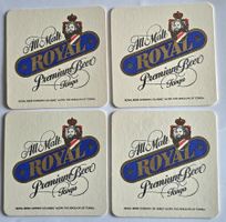Südsee Königreich Tonga  Bierdeckel unbenutzt  Royal Beer