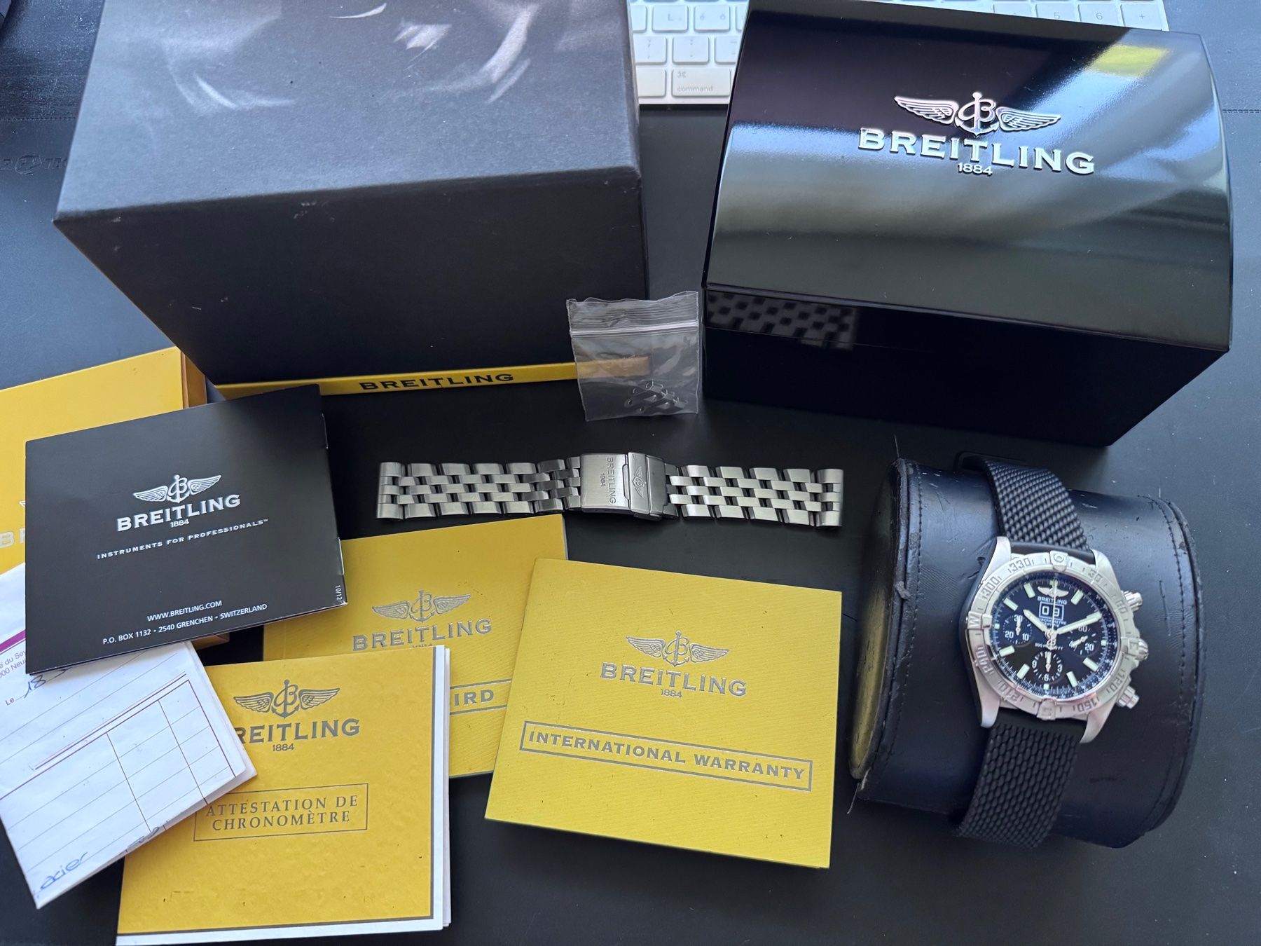 Breitling Orologi: Breitling Blackbird - Full Set – Usato da Schaffhausen venduto da oliversittel 5