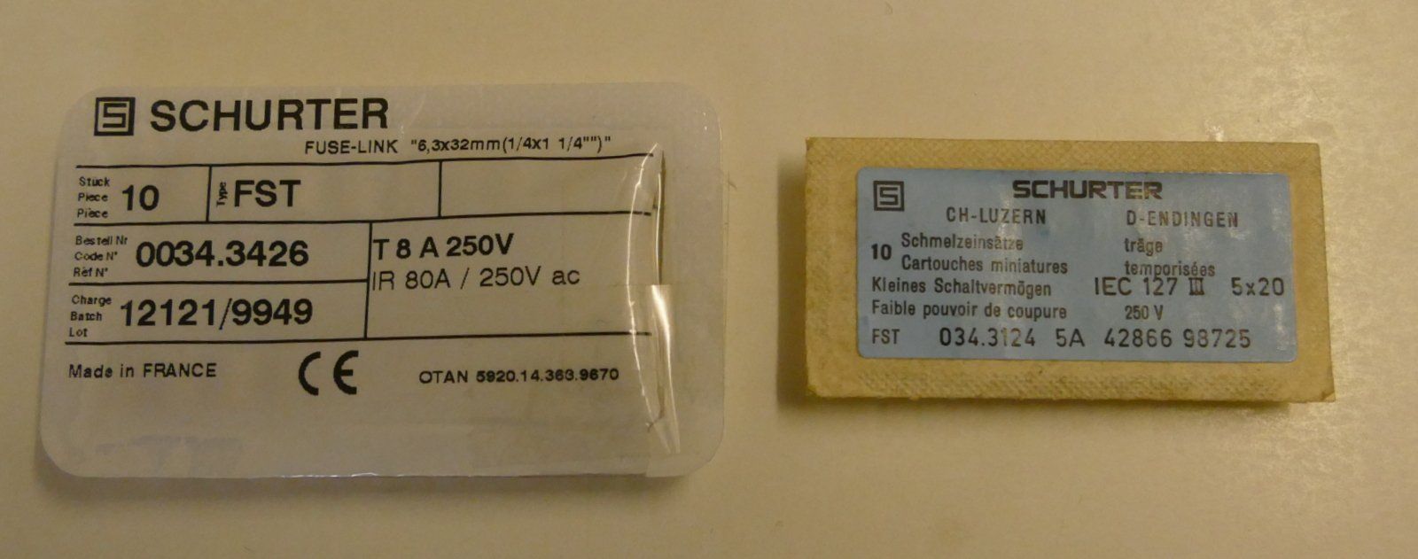 Altri prodotti elettronici: Sicherungen – Nuovo (secondo la descrizione) da Dietlikon venduto da kes_j6d7