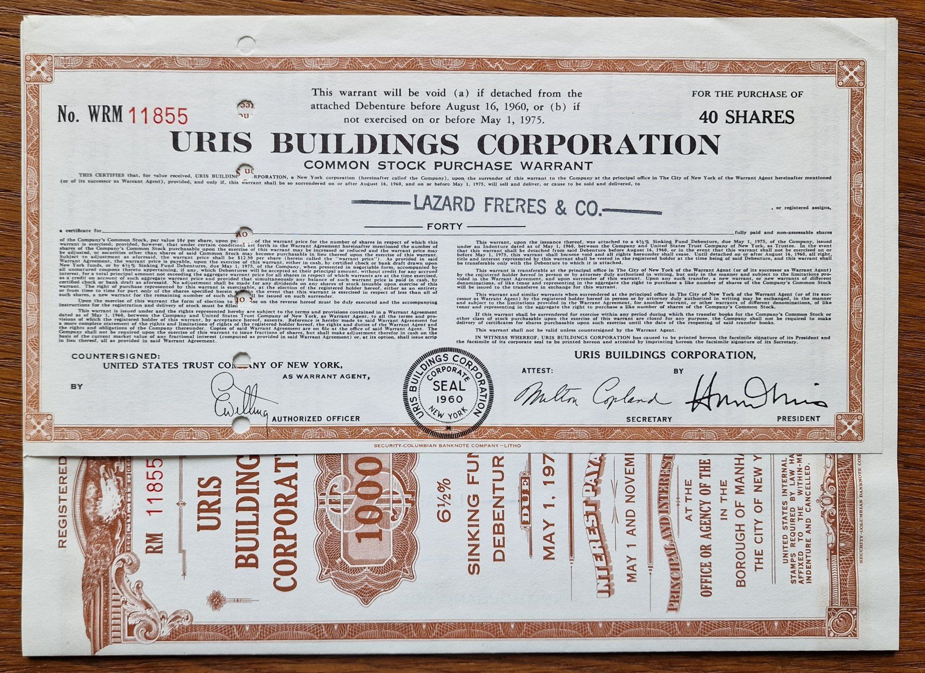 Documents: 5 alte Wertpapiere aus USA – D'occasion à Röthenbach i. E. par Heureka5 3