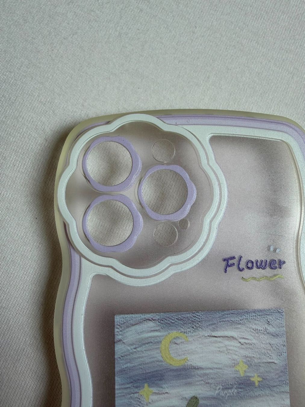 Apple Covers & Schutzfolien: iPhone 13 Pro Max Handyhülle lila Blumen Design – Neu (gemäss Beschreibung) aus Neuendorf von jas_j5nc