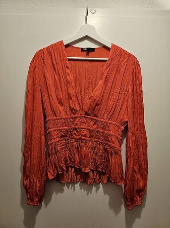 Rote Maje Bluse - neu