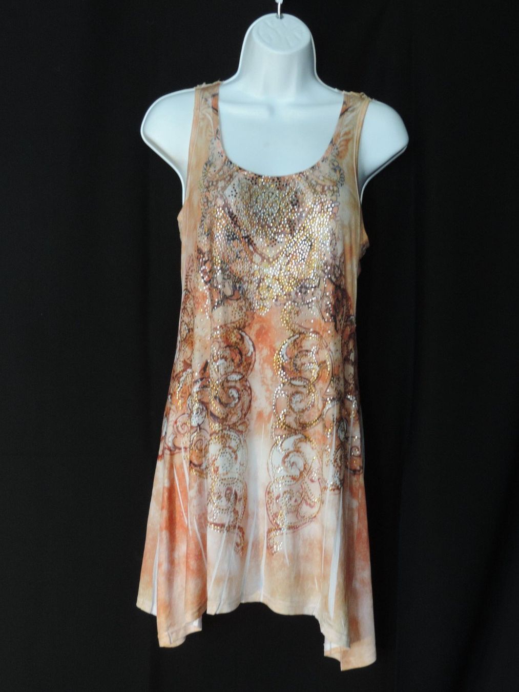 Kleider: robe orange à strass – Gebraucht aus Genève von Axelle333 2