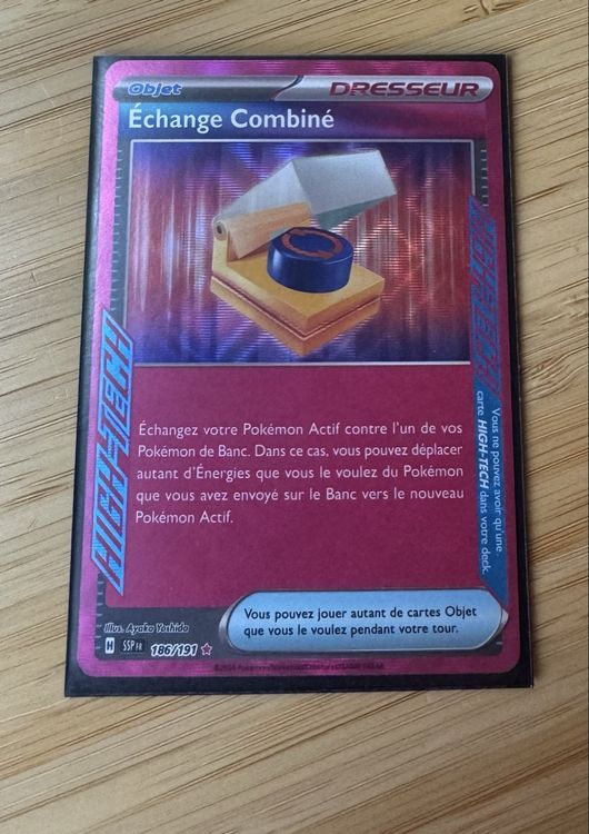 Pokémon Cartes à collectionner: Carte Pokémon Echange Combiné 186/191 🌟 – Neuf (Voir description) à Martigny par gigikro