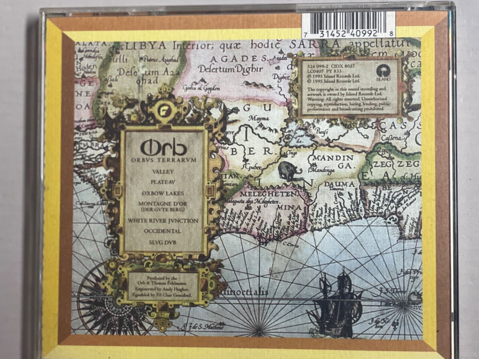 CD: Orb-Orbus Terrarum-Ambient-Top – Usato da Muri b. Bern venduto da AdidasCollector 1