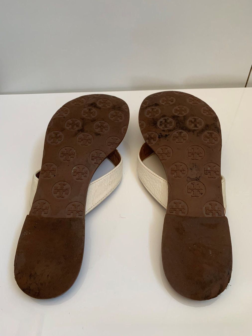 Tory Burch Scarpe da donna: TORY BURCH: Helle Leder-Zehen-Sandale, 37 – Usato da Luzern venduto da paulablue 5